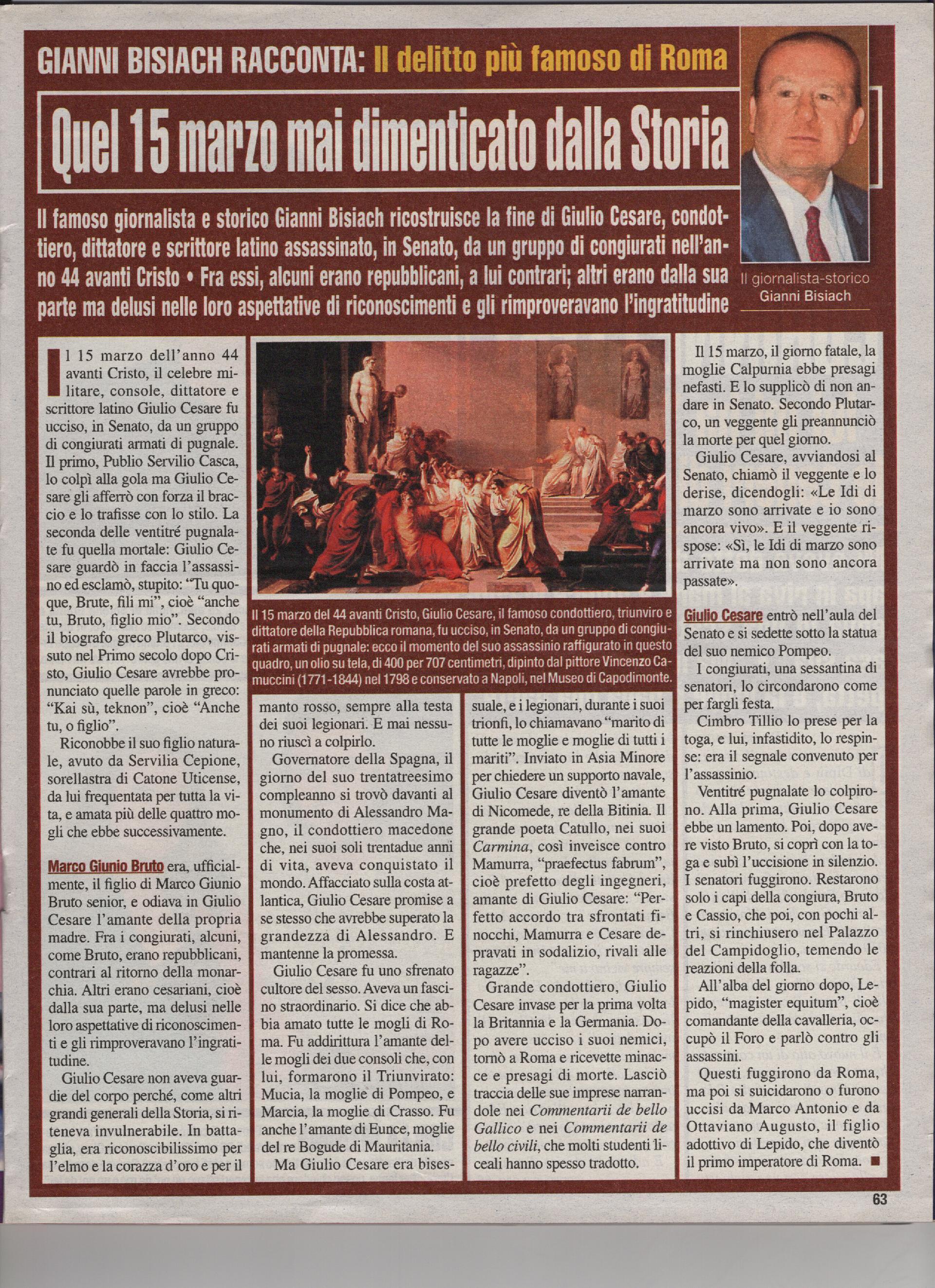 Il delitto di Giulio Cesare